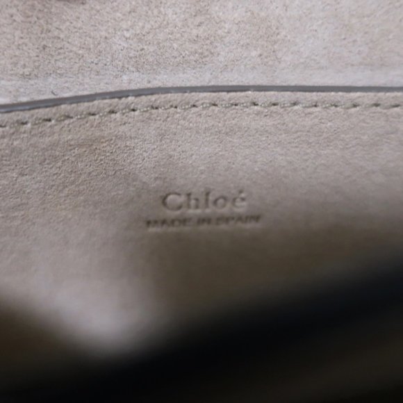 Chloe Faye Small Shoulder Bag Tobacco Suede - Picture 11 of 13